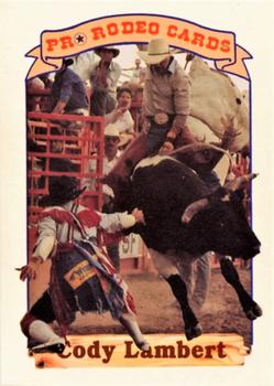 1991 Rodeo America Set A #1 Cody Lambert Front